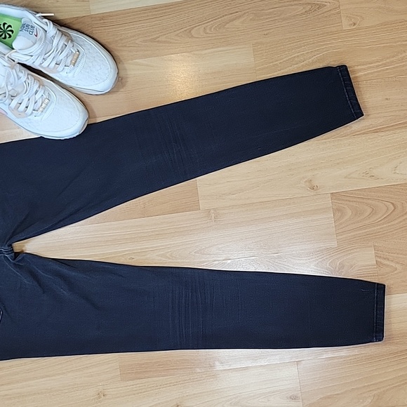 Pilcro for Anthropologie High-Rise Denim Legging in Washed Black - Picture 10 of 12